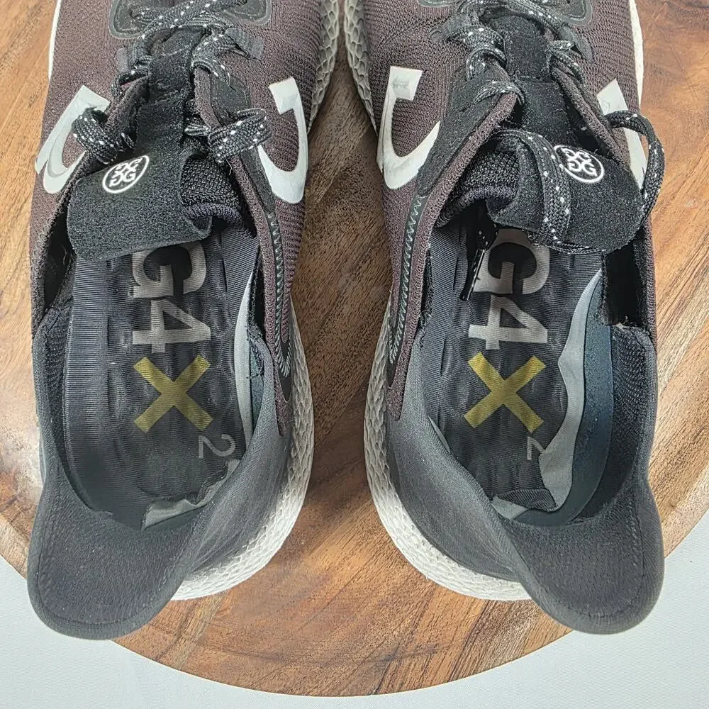 G/FORE MG4X2 Onyx Mens Brown And Black Size 12 Spikeless Golf Shoes G4MF21EF40